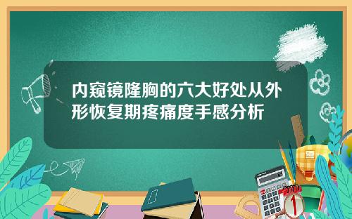 内窥镜隆胸的六大好处从外形恢复期疼痛度手感分析