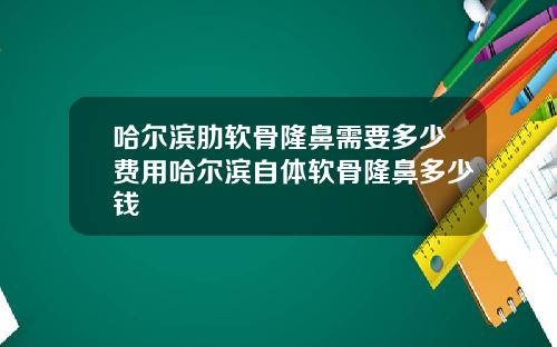 哈尔滨肋软骨隆鼻需要多少费用哈尔滨自体软骨隆鼻多少钱