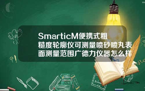 SmarticM便携式粗糙度轮廓仪可测量喷砂喷丸表面测量范围广德力仪器怎么样