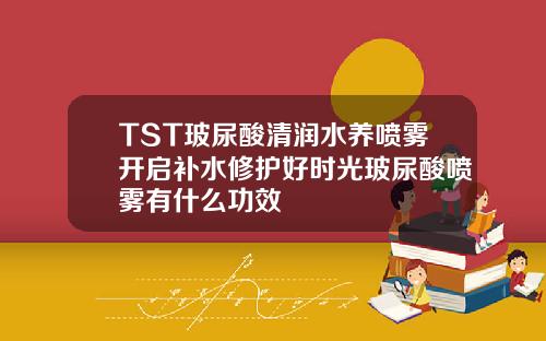 TST玻尿酸清润水养喷雾开启补水修护好时光玻尿酸喷雾有什么功效