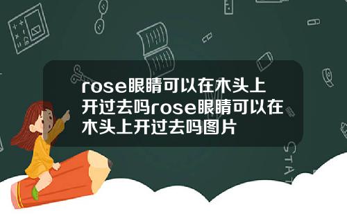 rose眼睛可以在木头上开过去吗rose眼睛可以在木头上开过去吗图片