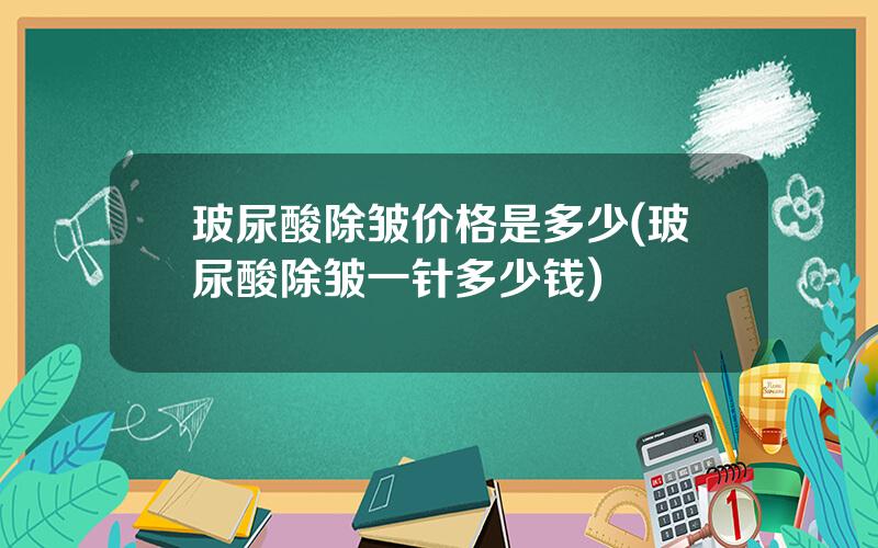 玻尿酸除皱价格是多少(玻尿酸除皱一针多少钱)